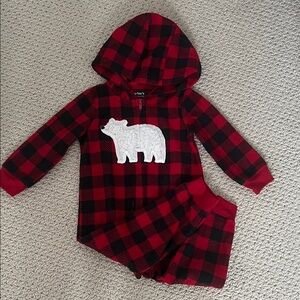 Carter's Plaid Bear Pajamas